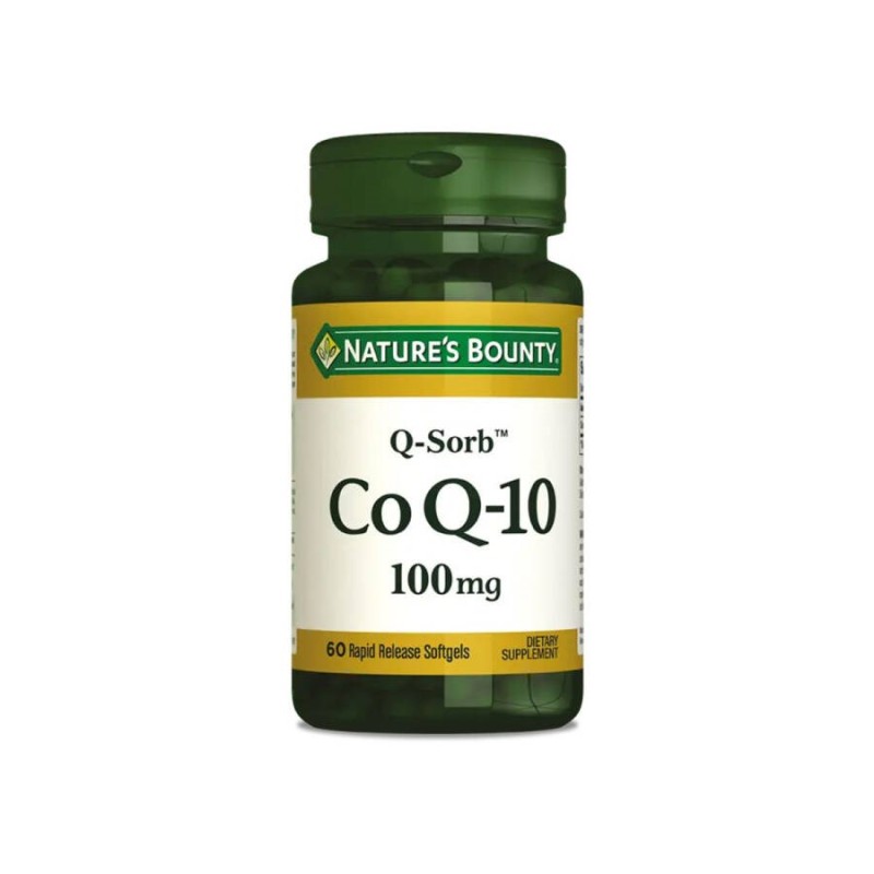 Nature's Bounty Coenzyme Q-10 100 mg (Q-Sorb) 60 Yumuşak Jelatin Kapsül
