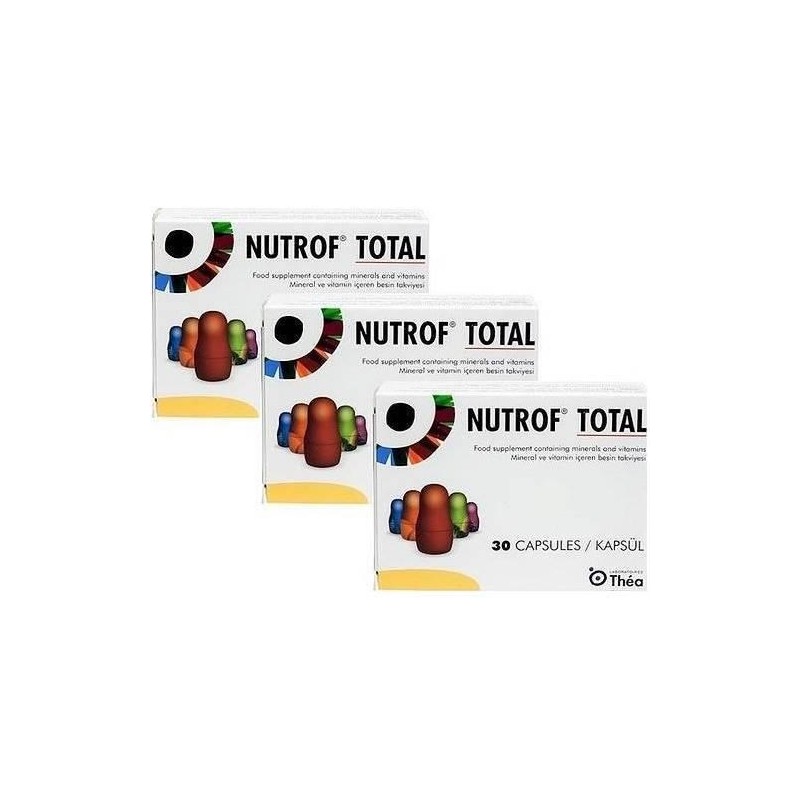 Nutrof Total 30 Kapsül 3 lü