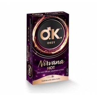 Okey Nirvana Hot 10 lu Prezervatif