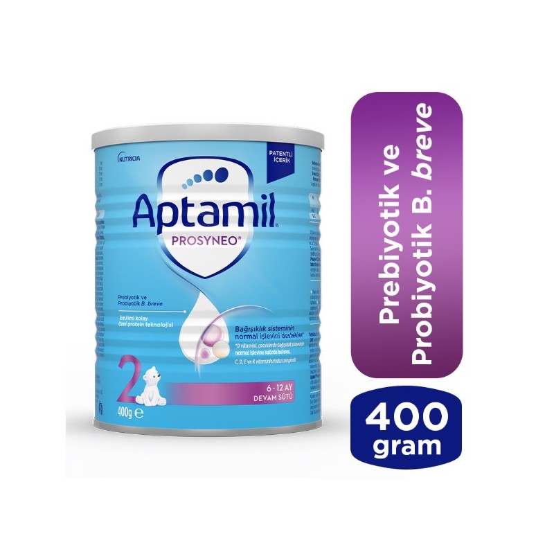 Aptamil Prosyneo 2 Numara Bebek Devam Sütü 400 g Aptamil Prosyneo 2 Numara Bebek Devam Sütü 400 g