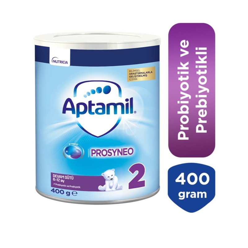 Aptamil Prosyneo 2 Numara Bebek Devam Sütü 400 g Aptamil Prosyneo 2 Numara Bebek Devam Sütü 400 g