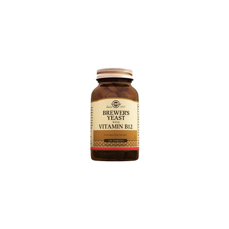 Solgar Brewer s Yeast with Vitamin B12 250 Tablet