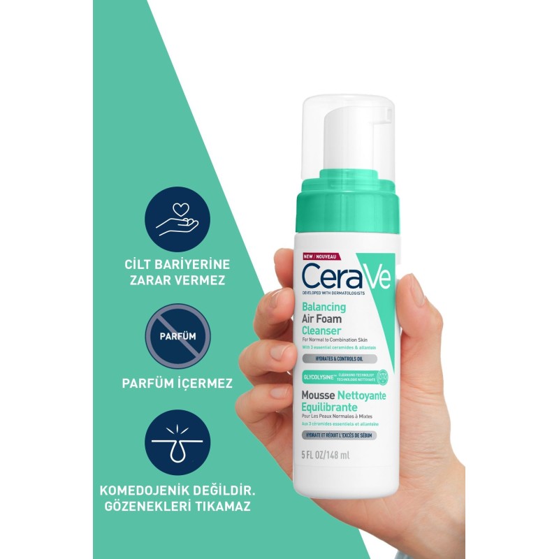 Normal, Karma Ve Hassas Ciltler Için Köpük Temizleyici 148ml