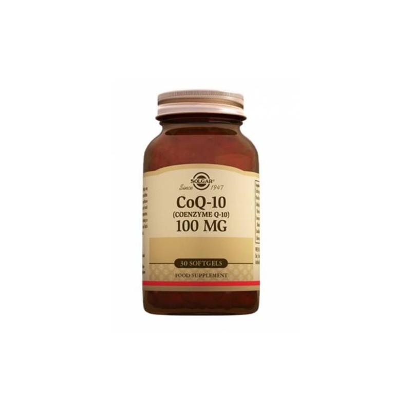 Solgar Coenzyme Q-10 100 mg 30 Kapsül Antioksidan