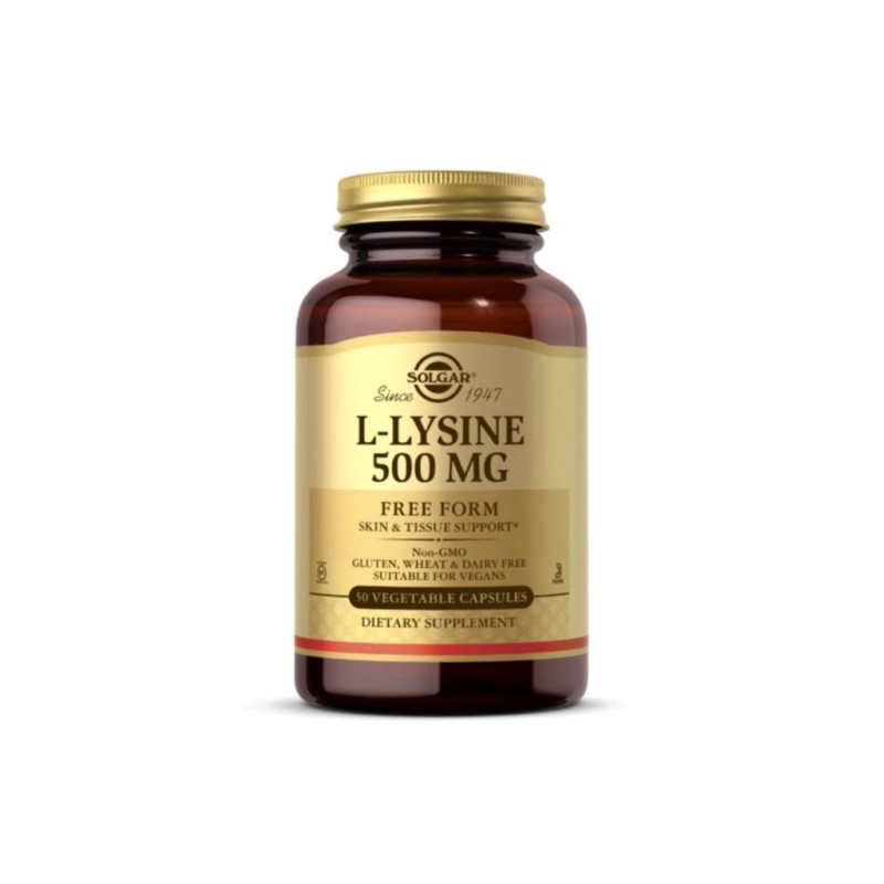 Solgar L-Lysine 500 mg 50 Kapsül