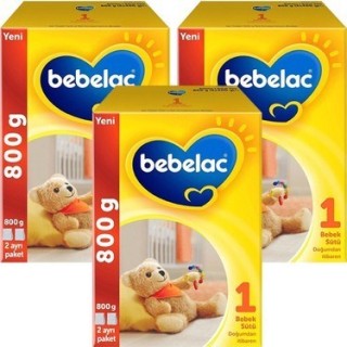 Bebelac 1 Bebek Sütü 800 gr 3 Adet