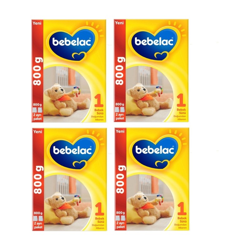 Bebelac 1 Bebek Sütü 800 gr 4 Adet