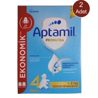 Aptamil 4 Çocuk Devam Sütü 900 gr 2 Adet