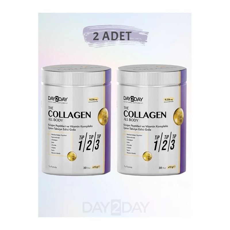 Day2Day The Collagen All Body Toz 300 gr 2'li