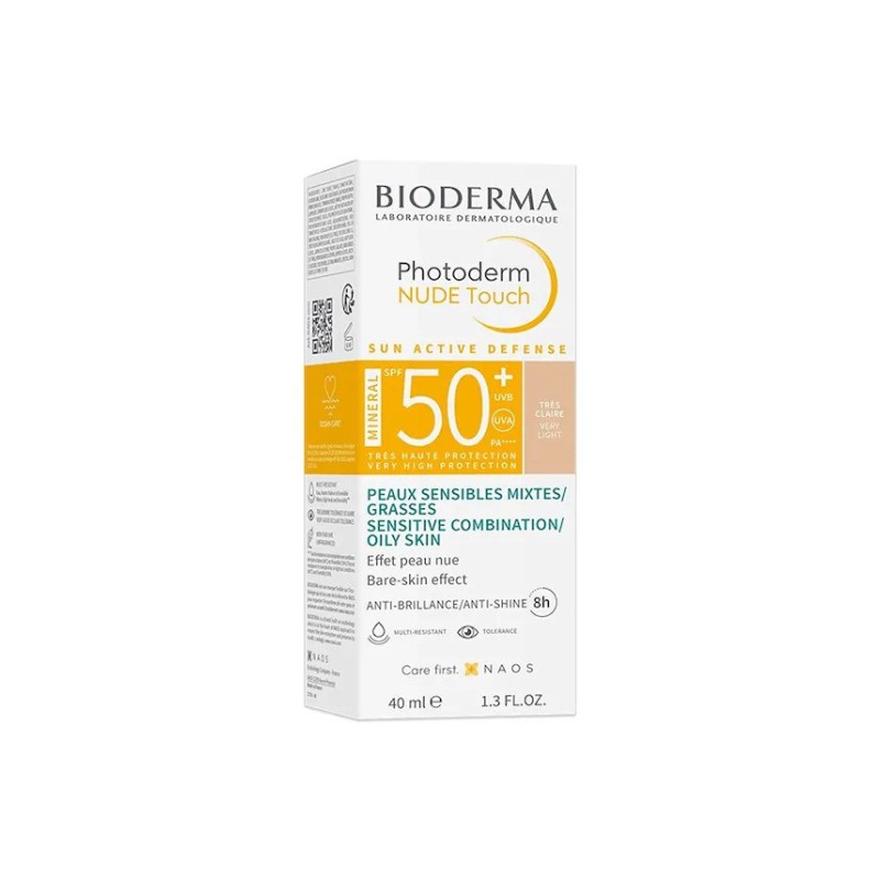 Bioderma Photoderm Nude Touch Very Light 50 Faktör Güneş Koruyucu 40 ml