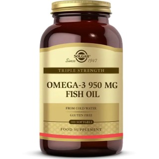 Solgar Omega 3 950 mg 100 Kapsül Balık Yağı
