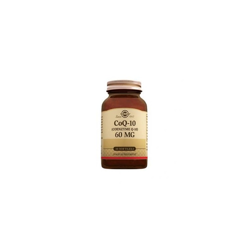 Solgar Coenzyme Q-10 60 mg 30 Kapsül Antioksidan