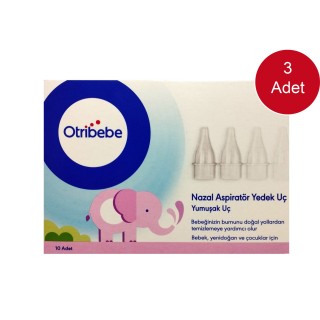 Otribebe Nazal Aspiratörü 10 Adet Yedek Uç - 3 Kutu
