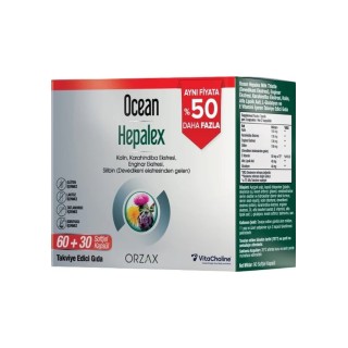 Ocean Hepalex 60+30 Softjel Kapsül - %50 Daha Fazla
