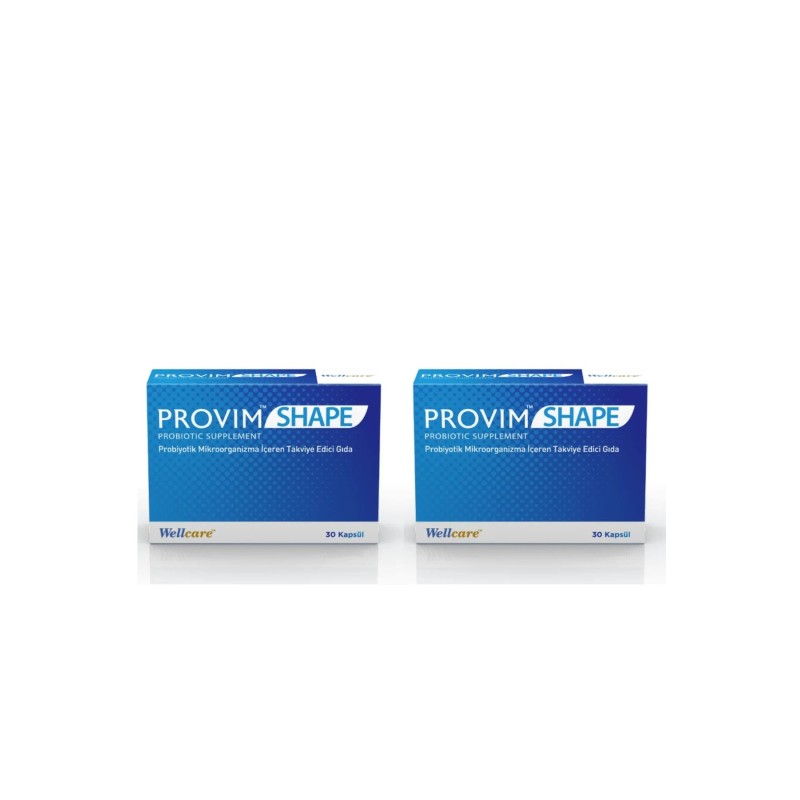 Wellcare Provim Shape Probiyotik 30 Kapsül 2'li
