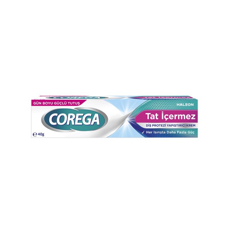 Corega Super Tat İçermez 40 gr Diş Protezi Yapıştırıcı Krem