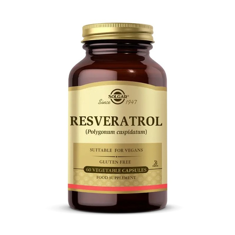 Solgar Resveratrol 60 Kapsül Vitamin