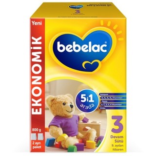 Bebelac 3 Devam Sütü 800 gr 3 Adet
