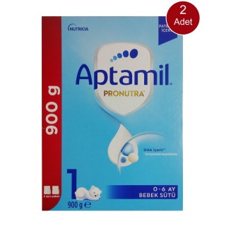Aptamil 1 Bebek Sütü 900 gr 2 Adet
