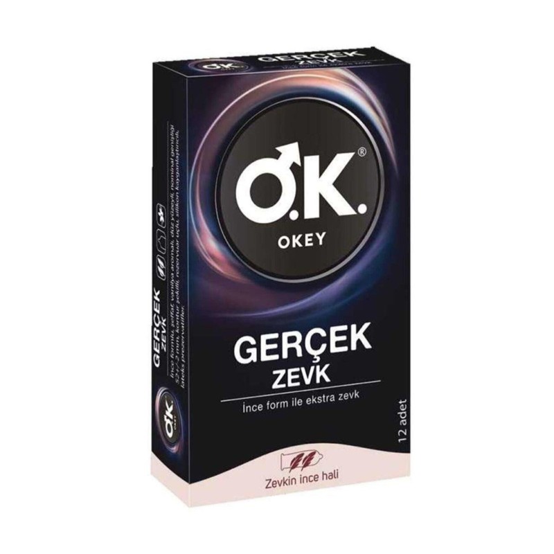 Okey Prezervatif Gerçek Zevk 12'li