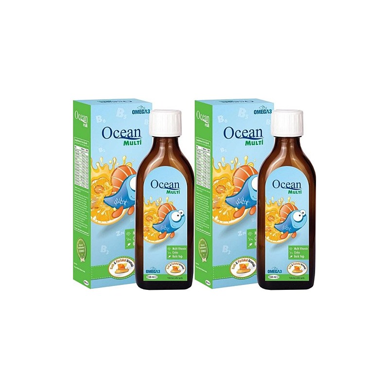 Ocean Multi Omega 3 150 ml Şurup 2 li