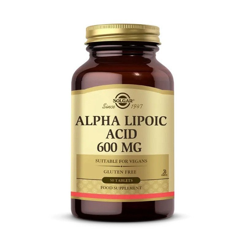 Solgar Alpha Lipoic Acid 600 Mg 50 Tablet