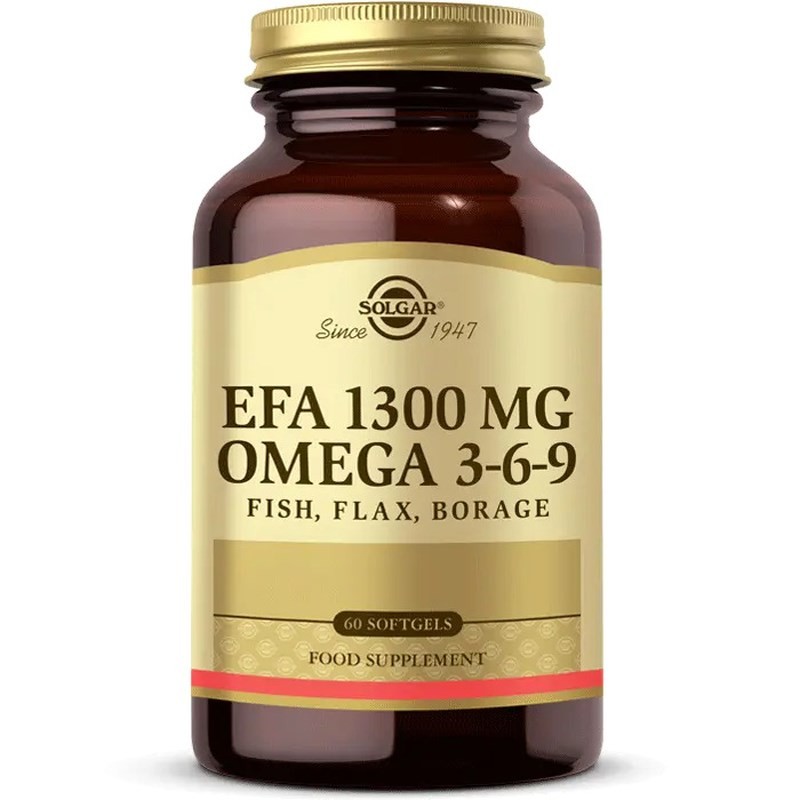 Solgar Omega 3-6-9 EFA 1300 mg 60 Kapsül
