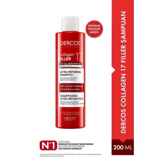 Vichy Dercos Collagen 17 Filler Tüm Saç Tipleri İçin Şampuan 200 Ml