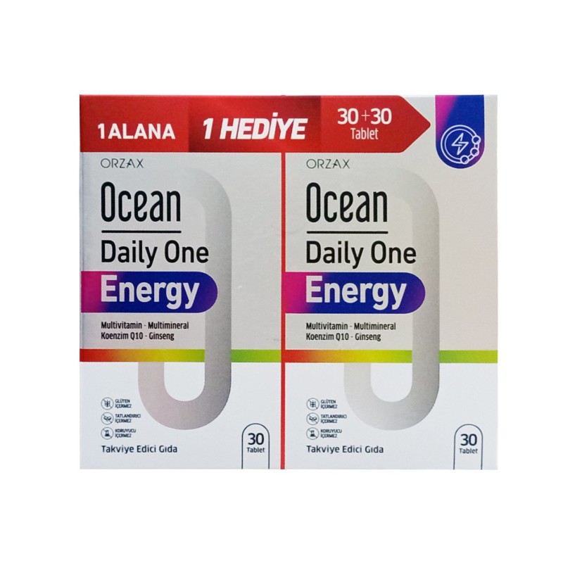 Ocean Daily One Energy 30 Tablet 2 li Paket
