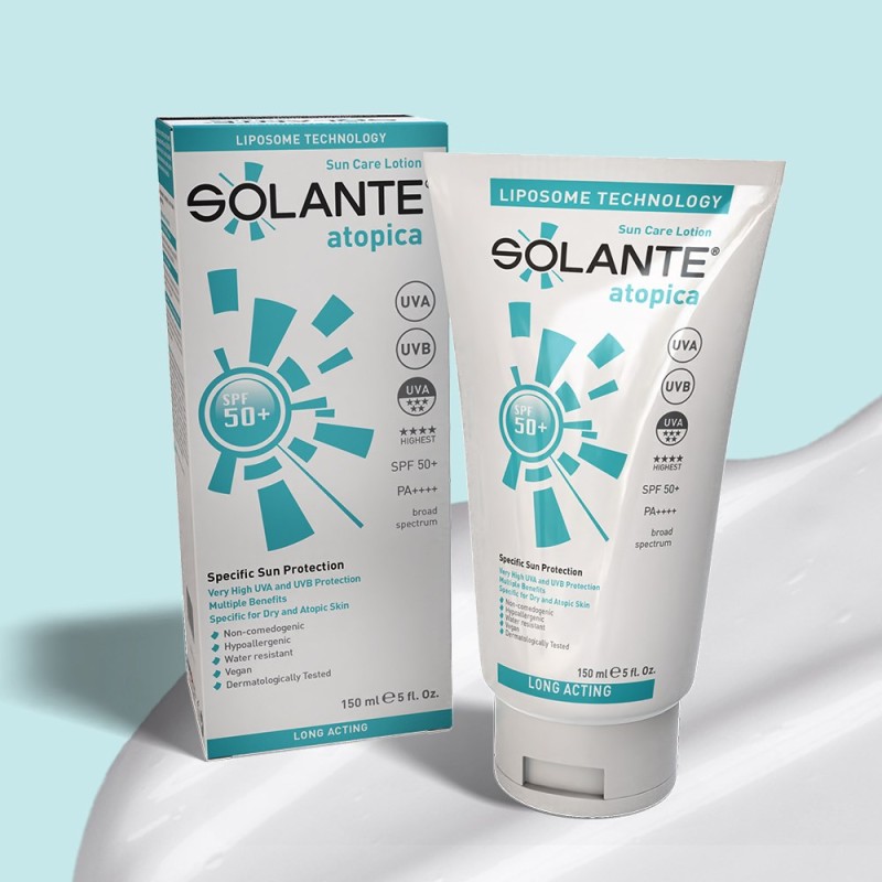 Solante Atopica Sun Care Lotion Spf 50+ 150 ml Atopik Dermatitli Ciltler Güneş Losyonu