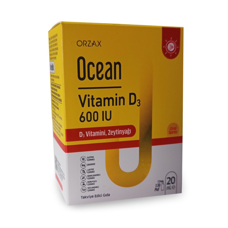 Ocean Vitamin D3 600 IU Sprey 20ml