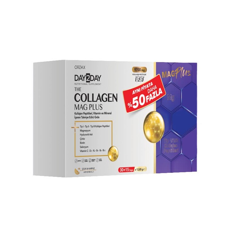 Day2Day The Collagen Mag Plus 45 Saşe