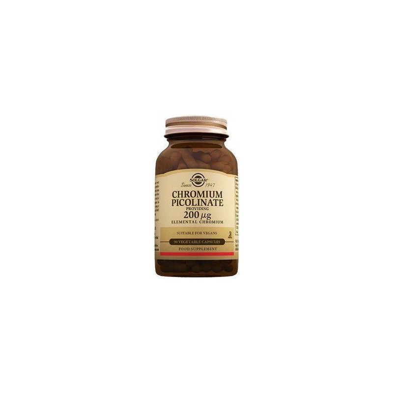 Solgar Chromium Picolinate 200 mcg 90 Kapsül