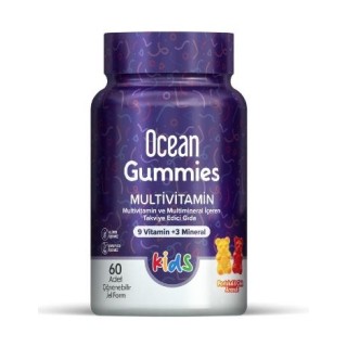 Ocean Gummies Kids Multivitamin Çiğnenebilir 60 Tablet