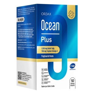 Ocean Plus 1200 mg 50 Kapsül Balık Yağı