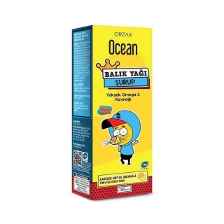 Ocean Omega 3 Karışık Meyve Aromalı 150 ml Şurup