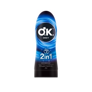 Okey 2 in 1 Aromasız Kayganlaştırıcı Jel 200 ml