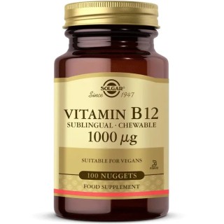 Solgar Vitamin B12 1000 mcg 100 Dilaltı Tableti