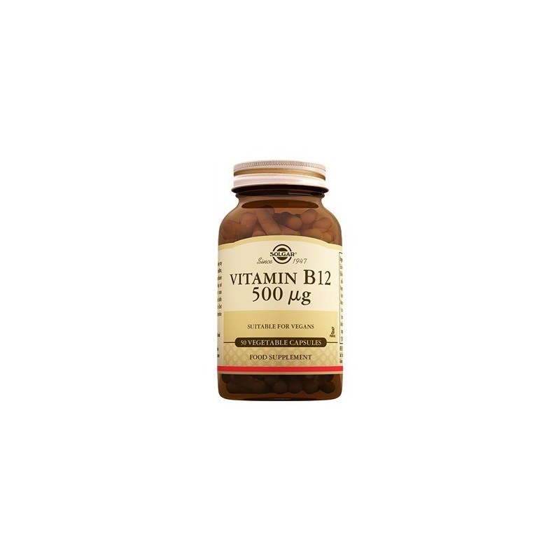 Solgar Vitamin B12 500 Mg 50 Kapsül