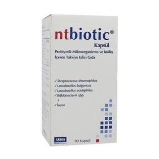 Assos Ntbiotic Probiyotik+Prebiyotik 90 Kapsül