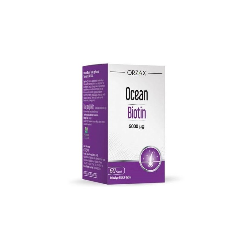 Ocean Biotin 5000 Mcg 60 Kapsül