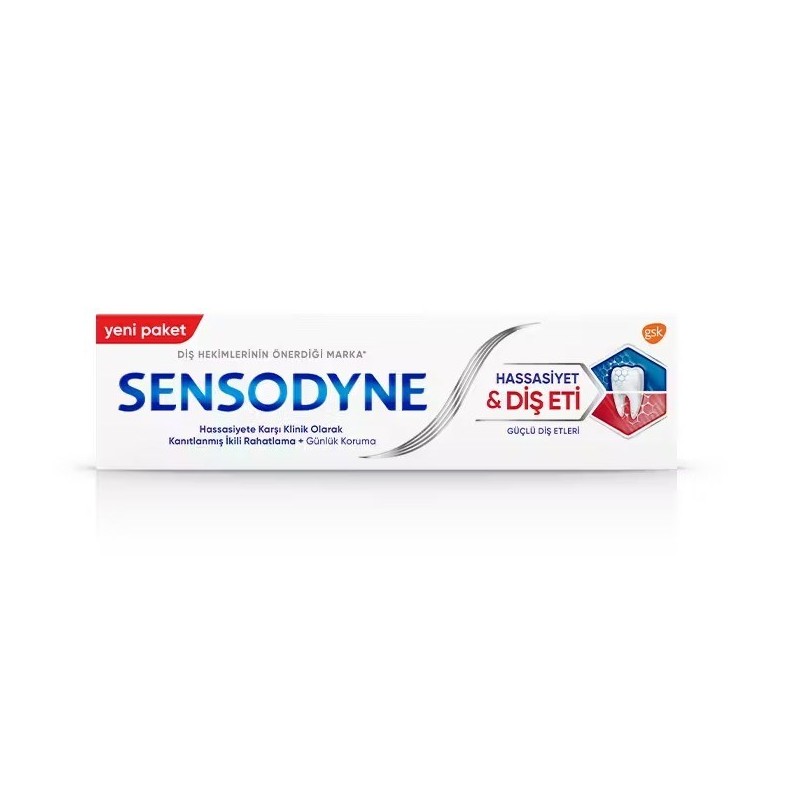 Sensodyne Hassasiyet & Diş Eti Güçlü Diş Etleri 75 ml Diş Macunu