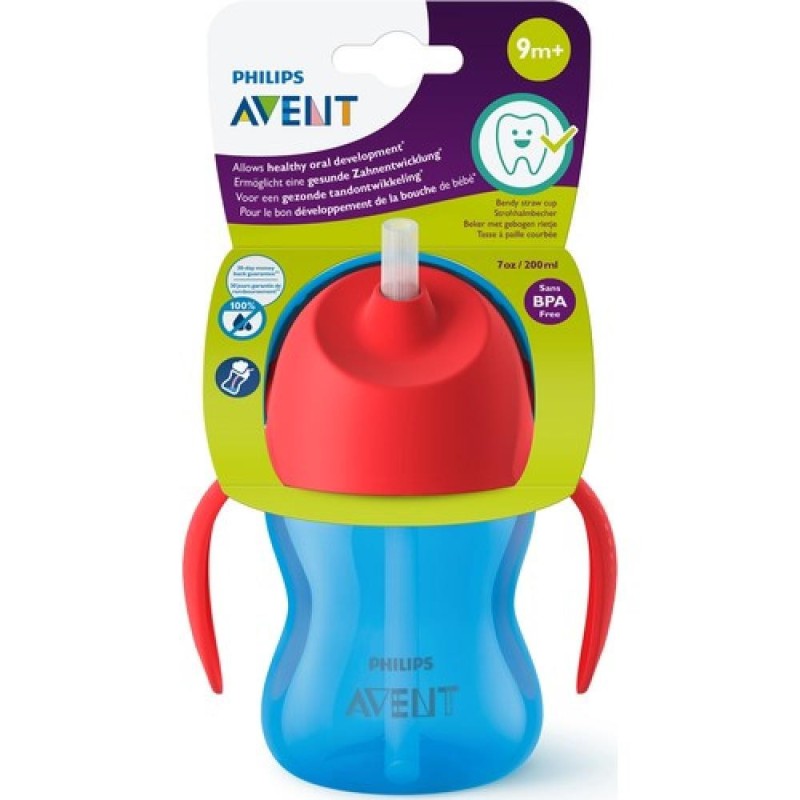 Philips Avent SCF796/01 200 ml Pipetli Mavi Bardak
