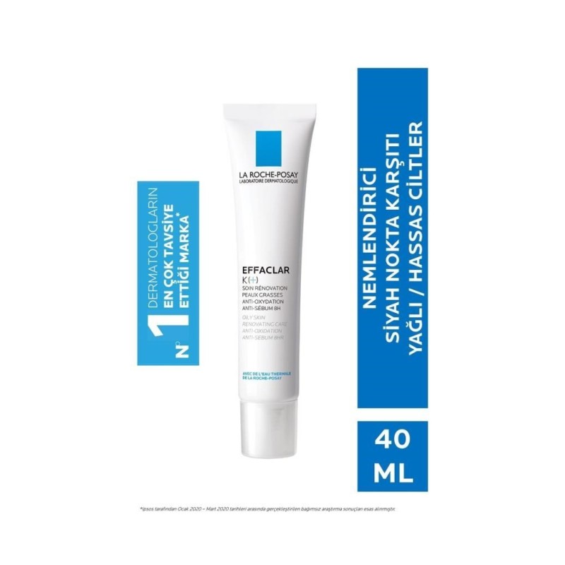 La Roche-Posay Effaclar K+ 40 ml Yağlı Ciltler İçin Düzenleyici Krem