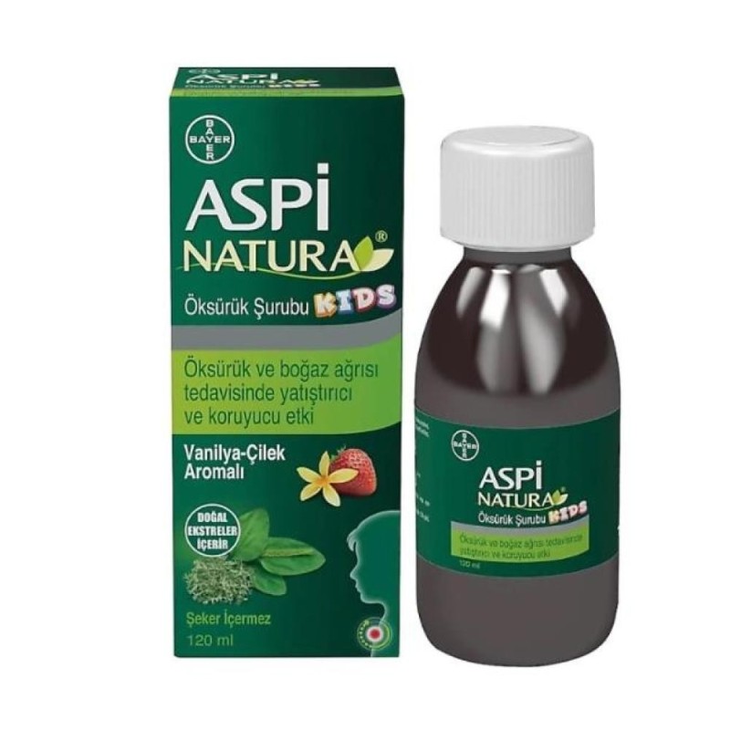 Aspi NATURA Kids Öksürük Şurubu 120 ml Aspi NATURA Kids Öksürük Şurubu 120 ml