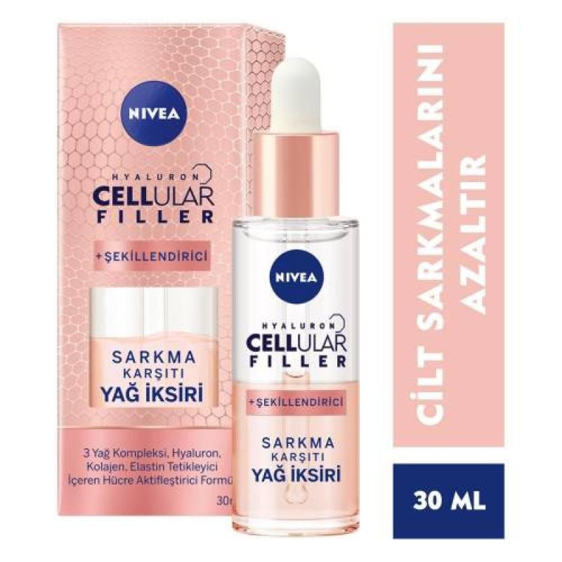 Nivea Hyaluron Cellular Filter Çift Fazlı Besleyici Yağ İksiri 30 ml
