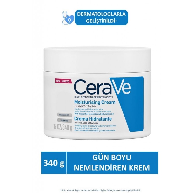 Cerave Moisturising Cream 340 gr Nemlendirici Krem Cerave Moisturising Cream 340 gr Nemlendirici Krem