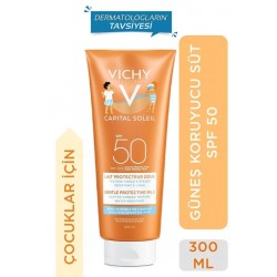 Vichy deal Soleil Lait Enfants Spf 50+ 300 ml Çocuklar için Yüz ve Vücut Güneş Sütü