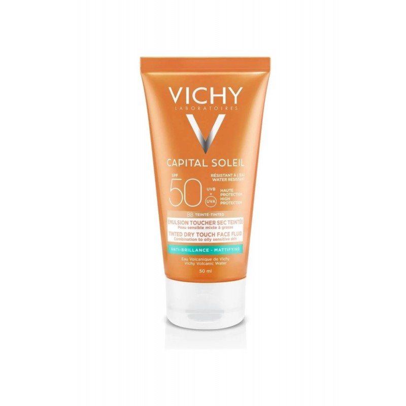 Vichy Capıtal Soleil Spf 50+ Güneş Koruyucu BB Emülsiyon Renkli 50 ml