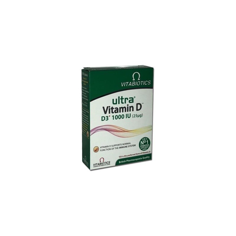 Vitabiotics Ultra Vitamin D D3 1000 IU 96 Tablet